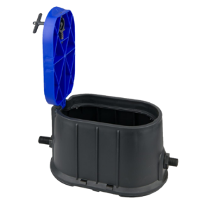 Meter box incl. fittings and valve meter (114mm)