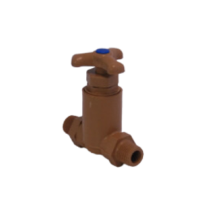 TAP 20MM BROWN Stop tap copper x copper