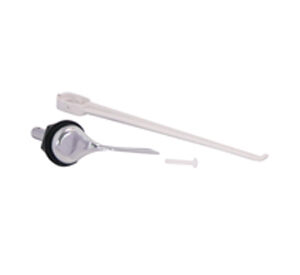 Side lever handle assembly solid plated  (CISTERN SPARES)